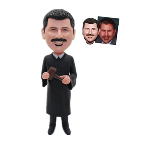 Bobble Head de juez personalizado